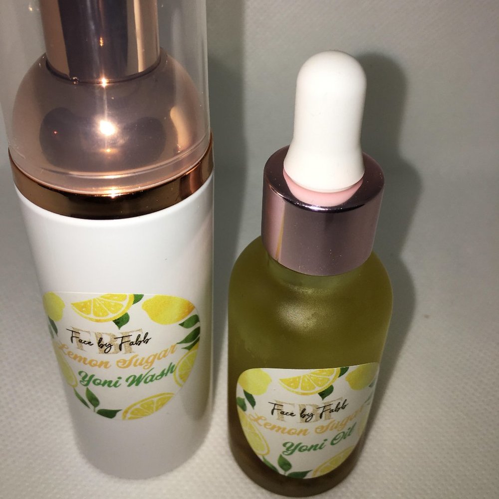 LEMON SUGAR YONI WASH & OIL COMBO